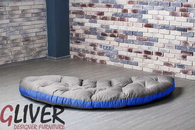 КРЕСЛО ОУСТЕР БОСТОН XL КОМБО СЕРО-ГОЛУБОЕ