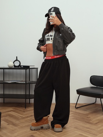 Спортивные штаны широкие оверсайз y2k