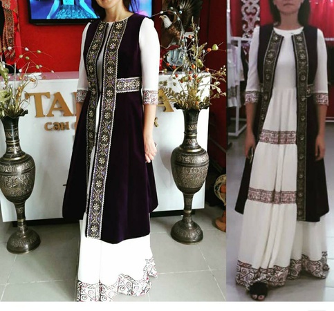 одежда  из натурального бархата