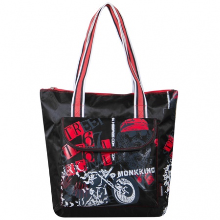 Сумка MK-C90607 Цвет: чёрно/красн