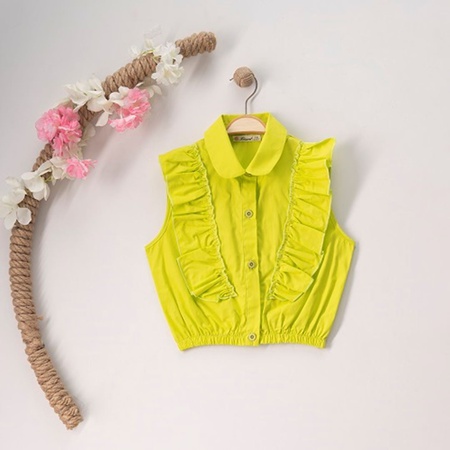 Toptan Kız Çocuk Gömlek 7-10 Yaş