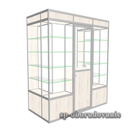 Павильон из АЛ-профиля 2200х1800х900 ЭКО-2