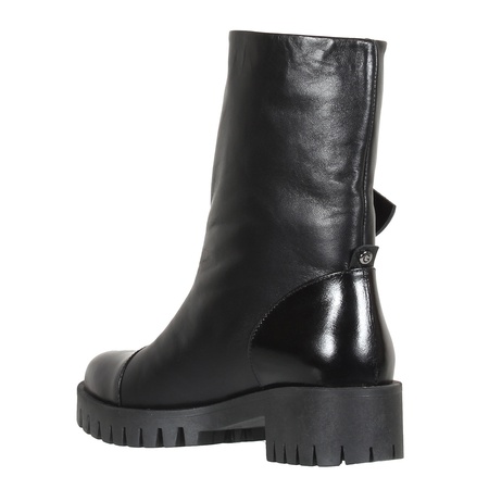 Women&#39;s ankle boots, genuine leather<G1085>