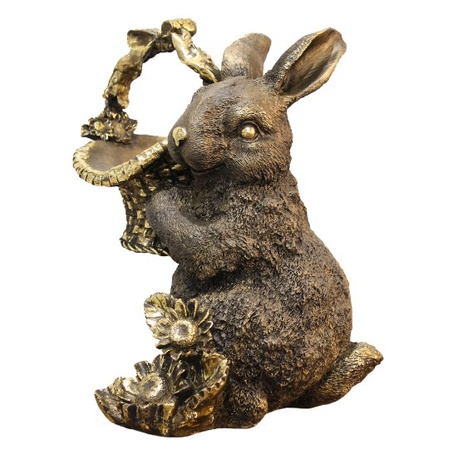 Статуэтка Зайка с лукошком
