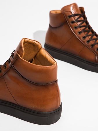 Кожаные кеды / кроссовки ручной работы из 100% итальянской кожи PHILIPPE ANDERS LONDON