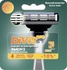 Аналог Gillette Mach3 Сменные кассеты для бритья DIVIS PRO3, 4 кассеты в упаковке