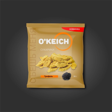 Сухарики-багеты, золотые со вкусом "Трюфель", 50 гр