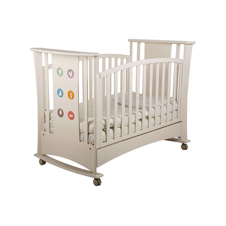 Детская кроватка качалка Luna 125х65см