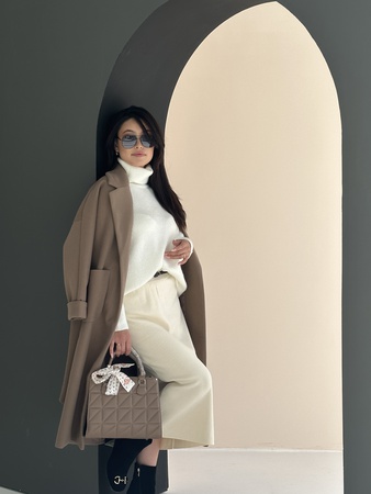 Пальто оверсайз модель