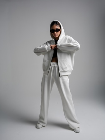 Худи с капюшоном  женский из высококачественной ткани лининг для повседневной носки