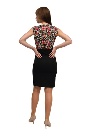 Двубортное мини-платье с шалевым воротником и принтом, шифоновое, с разрезом, без рукавов, стандартная посадка, 2 цвета