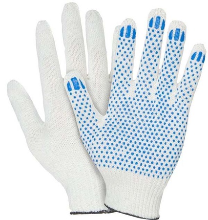 Рабочие Перчатки хб с ПВХ напыление оптом напрямую от фабрики по лучшим ценам