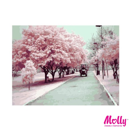 Картина по номерам Цветение сакуры