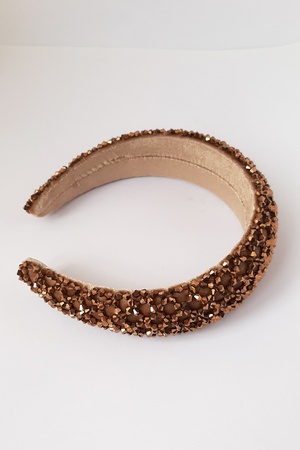 Бижутерия Крест Крест Кристалл Бусины Бархат Толстая Корона Ручной Работы Карамель