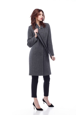 Пальто Арин, твид Италия