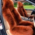 Doğal yünden yapılmış araba koltuğu kılıfları