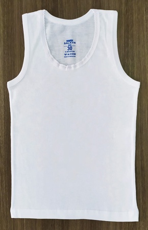 Майка для мальчиков однотонная 21001-1