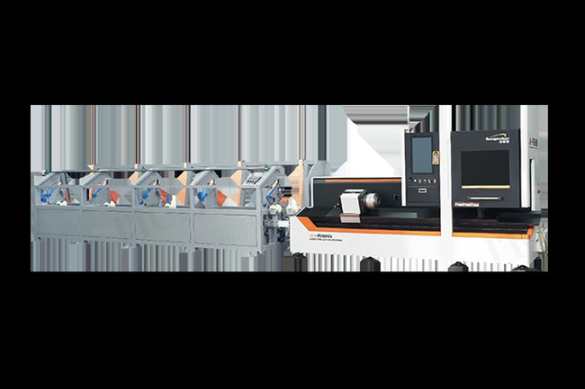 Double Chuck Five Axis Groove Pipe Cutting Machine