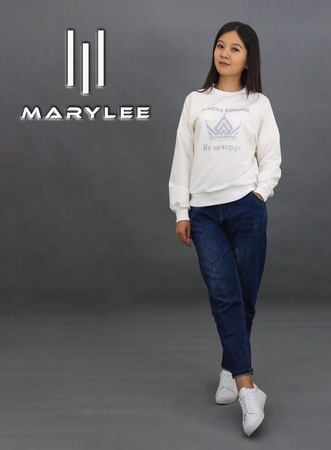 Женские трикотажные худи на оптом с принтом (щелкография)