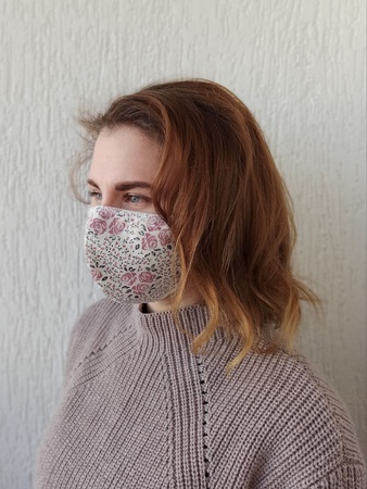 Маска хлопковая многоразовая