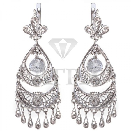 90823 c Ohrringe (Ag 925)