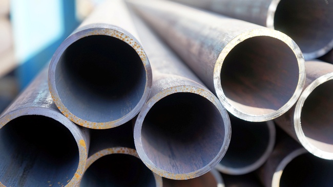 Electric-welded pipe and VGP