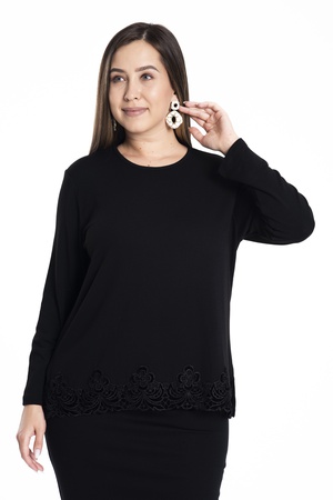 КОЖАНАЯ ДЕТАЛЬНАЯ БЛУЗКА