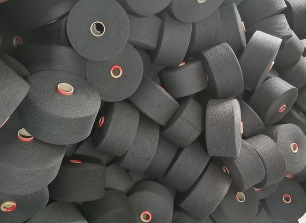 Темно-серая пряжа Nm 10/1 (Ne6/1) Пряжа для производства перчаток