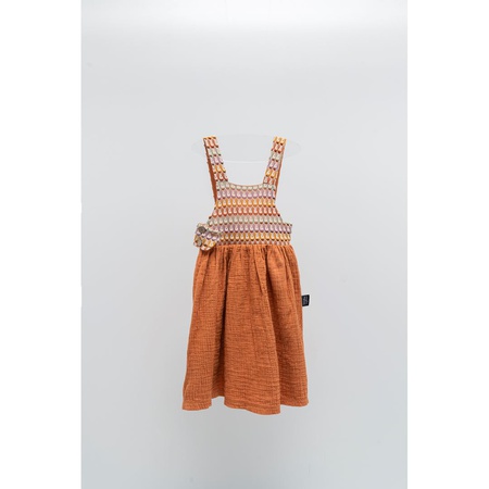 Toptan Kız Çocuk Müslin Elbise 2-5Y