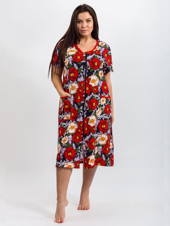 Халат "На молнии", трикотаж