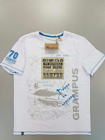 Футболка «ВВМУПП 70 лет»от российского бренда «Grampus».