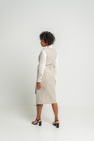 Лето'20 / Льняное платье-рубашка