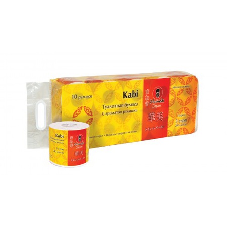 Туалетная бумага Maneki, с ароматом «Ромашка»