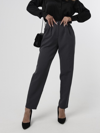 Брюки бананы классические на высокой посадке