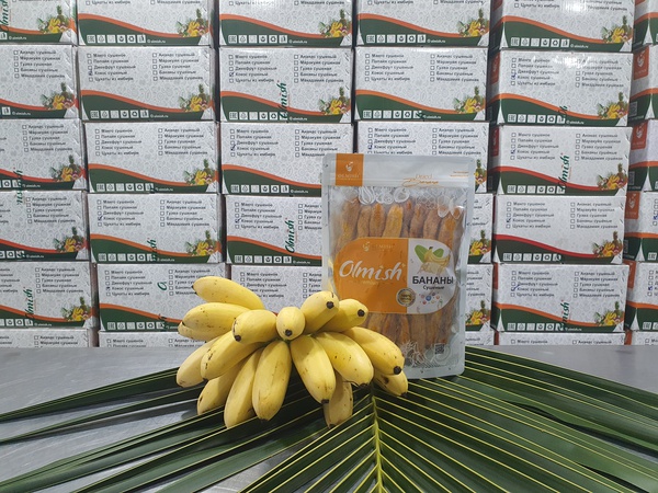 Kurutulmuş Muz. OLMISH fabrikalarından kurutulmuş meyveler