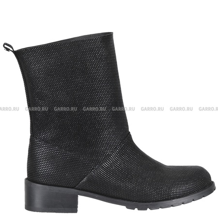 Bot 7878 siyah, doğal süet