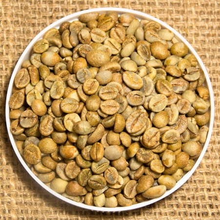 Зеленый кофе Робуста Желтый Мед из Вьетнама