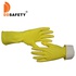 Yellow latex glove