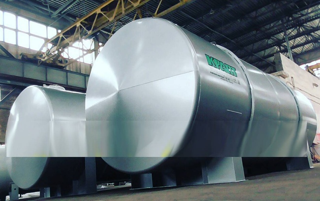 Paslanmaz çelik yağ depolama tankı