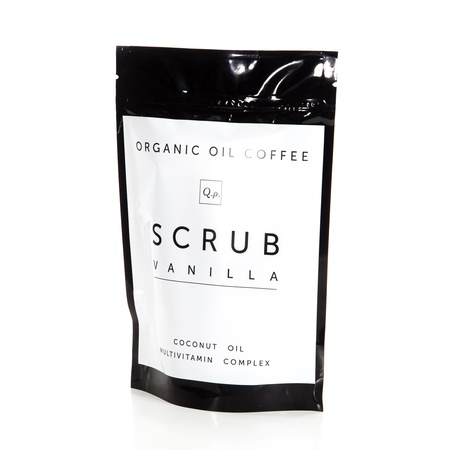Натуральный Масляный кофейный скраб с эфирным маслом Ванили 250 гр.