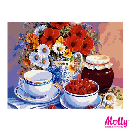 Numaraya göre boya Ahududu reçeli