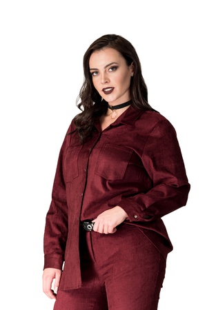 Fitil Kadife Gömlek