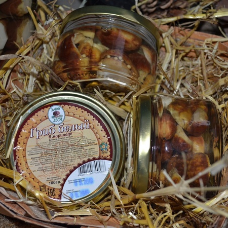 Белые грибы боровики Сибирские в маринаде (ХМАО-ЮГРА)
