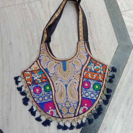 Пэчворк ручной работы богемная винтажная сумка Banjara Tribal Bag Винтажная переработанная сумка через плечо