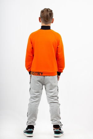 Свитшот оранжевый на молнии Yumster YF.12.09.002