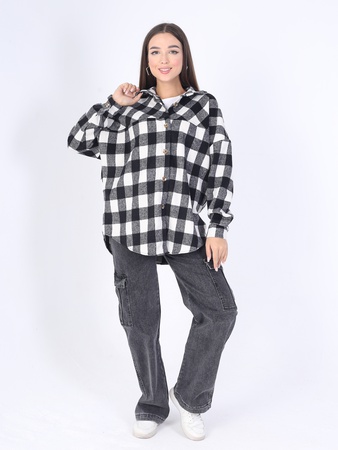 Kadın büyük boy sıcak gömlek