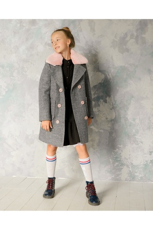 ДЕМИСЕЗОННОЕ ПАЛЬТО ДЛЯ ДЕВОЧКИ VPD-5