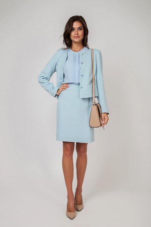 Юбка на обтачке мини