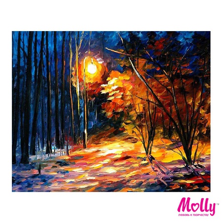 Картина по номерам Афремов. Тени на снегу