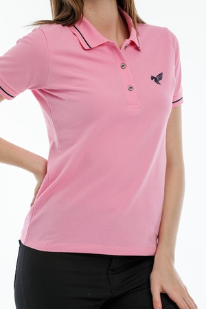 Pegasus Темно-синий полосатый воротник с деталями Pink Lakos